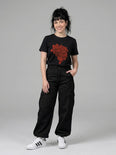 Camiseta Básica Radicalizar Ecologistas, Ecologizar Radicais Feminina Preto