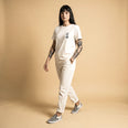 Camiseta Básica Raise Hell Sleep Well Feminina Off-White