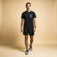 Camiseta Básica Raise Hell Sleep Well Masculina Preto