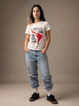 Camiseta Básica Soy América Latina Feminina Off-White