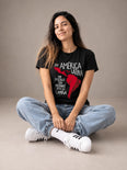 Camiseta Básica Soy América Latina Feminina Preto