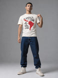 Camiseta Básica Soy América Latina Masculina Off-White