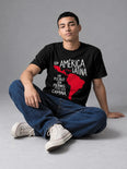 Camiseta Básica Soy América Latina Masculina Preto