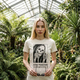 Camiseta Básica Stay Positive Feminina Off-White