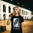 Camiseta Básica Stay Positive Feminina Preto