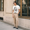 Camiseta Básica Stay Positive Masculina Off-White