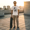 Camiseta Básica Stay Positive Masculina Off-White