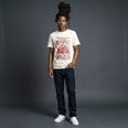 Camiseta Básica Vivemos no Capitalismo Masculina Off-White
