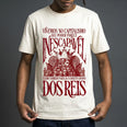Camiseta Básica Vivemos no Capitalismo Masculina Off-White