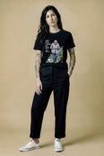 Camiseta Básica Vivir y Luchar por Vivir Feminina Preto