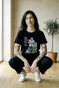 Camiseta Básica Vivir y Luchar por Vivir Feminina Preto