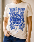 Camiseta Básica Where Is My Mind Feminina Off-White