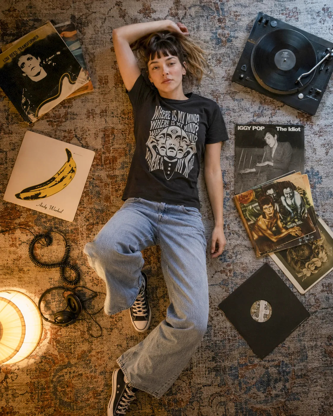 Camiseta Básica Where Is My Mind Feminina Preto