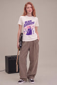 Camiseta Basica World Tour 1973 Feminina Off-White