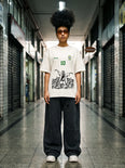 Camiseta Oversized 10 da Favela Sabotage Feminina Off-White