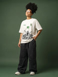 Camiseta Oversized 10 da Favela Sabotage Feminina Off-White
