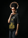 Camiseta Oversized 10 da Favela Sabotage Feminina Preto