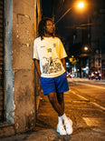 Camiseta Oversized 10 da Favela Sabotage Masculina Off-White