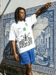 Camiseta Oversized 10 da Favela Sabotage Masculina Off-White