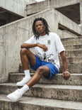 Camiseta Oversized 10 da Favela Sabotage Masculina Off-White
