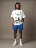 Camiseta Oversized 10 da Favela Sabotage Masculina Off-White