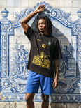 Camiseta Oversized 10 da Favela Sabotage Masculina Preto