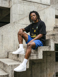 Camiseta Oversized 10 da Favela Sabotage Masculina Preto