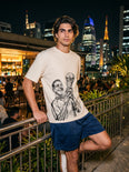Camiseta Oversized Cafú Capitão do Penta Masculina Off-White