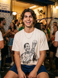 Camiseta Oversized Cafú Capitão do Penta Masculina Off-White