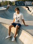Camiseta Oversized Cafú Capitão do Penta Masculina Off-White