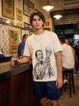 Camiseta Oversized Cafú Capitão do Penta Masculina Off-White