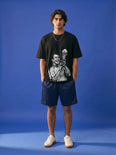 Camiseta Oversized Cafú Capitão do Penta Masculina Preto