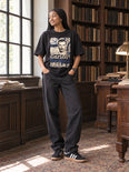 Camiseta Oversized Carlos Marighella Feminina Preto