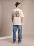 Camiseta Oversized Greetings from Vice City Leonida Masculina Off-White