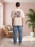 Camiseta Oversized Greetings from Vice City Leonida Masculina Off-White