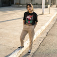 Camiseta Oversized It's Called Freefall — Rainbow Kitten Surprise Feminina Preto
