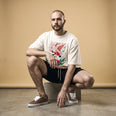 Camiseta Oversized It's Called Freefall — Rainbow Kitten Surprise Masculina Off-White