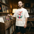 Camiseta Oversized It's Called Freefall — Rainbow Kitten Surprise Masculina Off-White