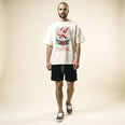 Camiseta Oversized It's Called Freefall — Rainbow Kitten Surprise Masculina Off-White