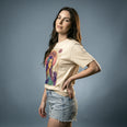 Camiseta Oversized Lana Del Rey Feminina Off-White
