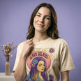 Camiseta Oversized Lana Del Rey Feminina Off-White