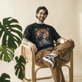 Camiseta Oversized Lana Del Rey Masculina Preto