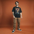 Camiseta Oversized Lana Del Rey Masculina Preto