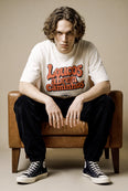 Camiseta Oversized Loucos Abrem Caminhos Masculina Off-White