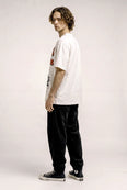 Camiseta Oversized Loucos Abrem Caminhos Masculina Off-White