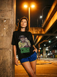 Camiseta Oversized Meu Brasil Feminina Preto