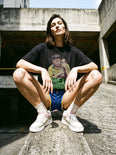 Camiseta Oversized Meu Brasil Feminina Preto