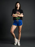 Camiseta Oversized Meu Brasil Feminina Preto