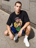 Camiseta Oversized Meu Brasil Masculina Preto