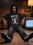 Camiseta Oversized Mr. Pickles Masculina Preto